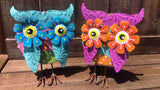 Bottle Cap Floral Owl