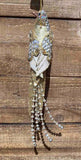 Large Glitter Gem Bird Ornament - 3 Colors