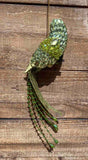 Large Glitter Gem Bird Ornament - 3 Colors