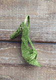 Glitter High Heel Party Shoe Ornament