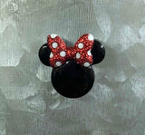 Glitter Mickey or Minnie Mini Magnet or Cover Minder