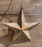 Rosehip Metal Star Ornament - 2 Styles