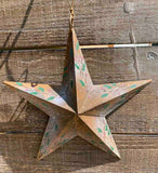 Rosehip Metal Star Ornament - 2 Styles