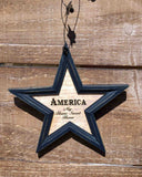 Americana Star Ornament - 10 Styles