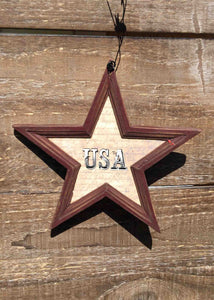 Americana Star Ornament - 10 Styles