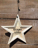 Americana Star Ornament - 10 Styles