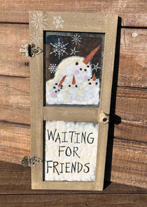 Snowman Door Sign