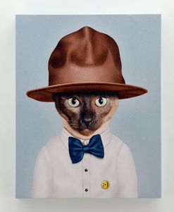 Purrell Cat Pets Rock Giclee Canvas Wall Art