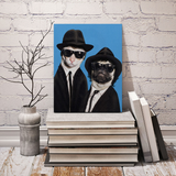 Brothers Pets Rock Giclee Canvas Wall Art