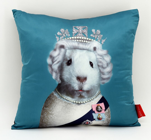 HRH Hamster Pets Rock Throw Pillow