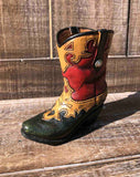 Mini Cowboy Boot Vase