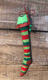 Large Metal Stocking Ornament - 3 Patterns