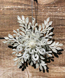 Glitter Snowflake Ornament