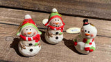 Ceramic Snowman Ornament - 3 Styles