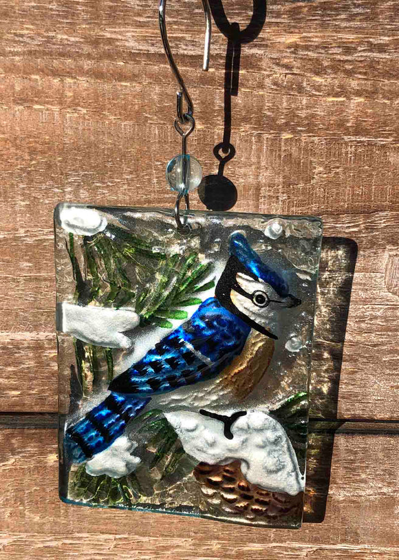 Glass Bird Christmas Ornament - 2 Styles