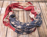 American Flag Infinity Scarf