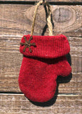 Knitted Mitten Ornament