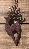 Glitter Reindeer Ornament