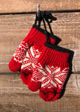 Knitted Mitten Ornament - 4 Styles