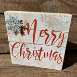 Christmas Wood Block - 3 Phrases