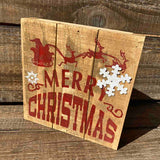 Christmas Wood Block - 2 Phrases