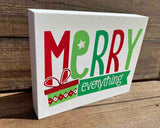 Christmas Merry Everything Block