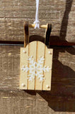 Christmas Sled Ornament - 3 Colors