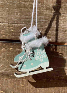 Christmas Ice Skates Ornament - 3 Colors