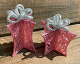 Glitter Filigree Present Ornament - 3 Styles