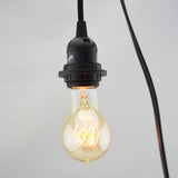 Black Single Socket Pendant Light Lamp Cord for Star Lanterns