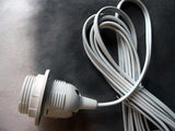 White Single Socket Pendant Light Lamp Cord for Star Lanterns